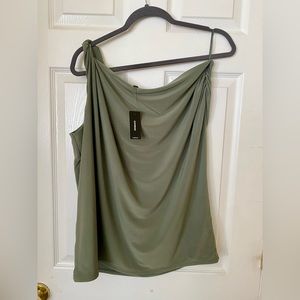 NWT Express one shoulder top